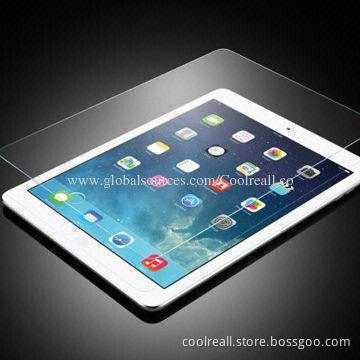 Tempered-glass Screen Protector for iPad 2/3/4, with 9H Hardness, Easy to Clean